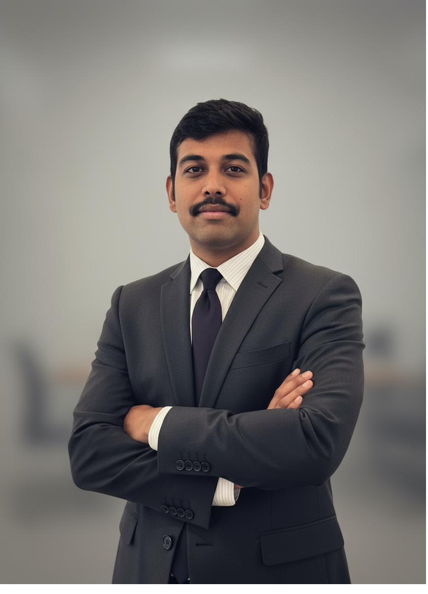 Ignatious P. - Senior Business Transformation Consultant in professional attire